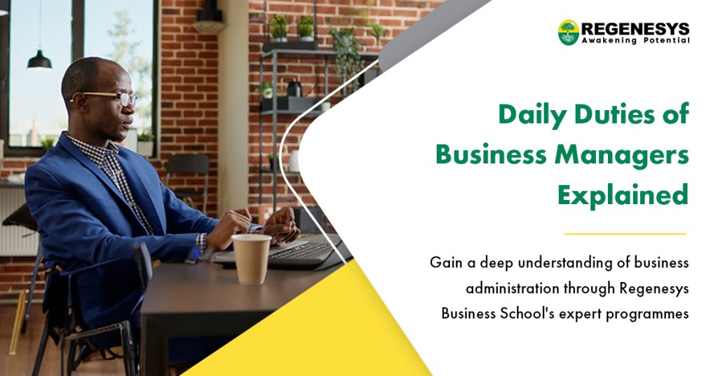 duties and responsibilities of a manager of a business